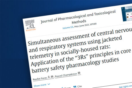 Simultaneous assessment of central nervous and respiratory systems using jacketed telemetry in socially-housed rats: Application of the “3Rs” principles in core battery safety pharmacology studies